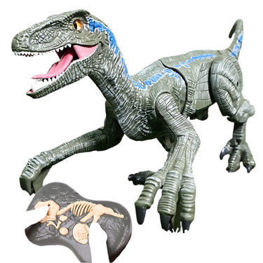 DinoTech Explorer | Descubre acción prehistórica - Dinosaurio electrónico con control remoto